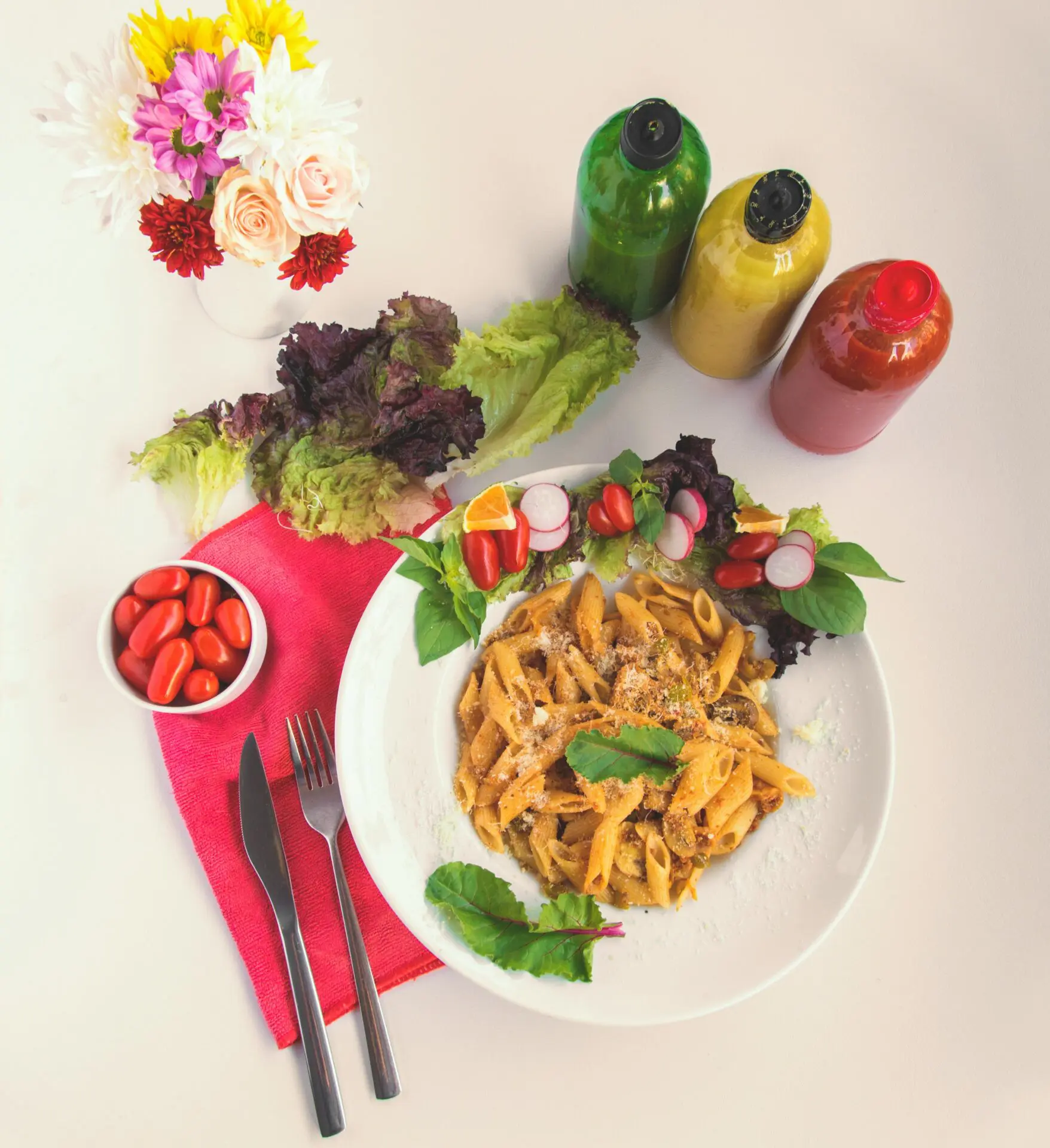 a plate of food