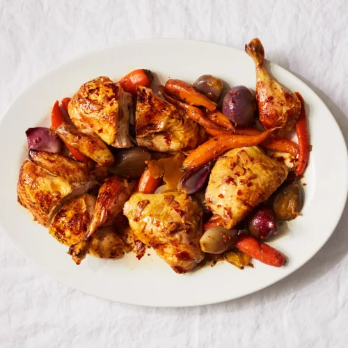 chicken-with-honey-glazed-carrots-and-ginger